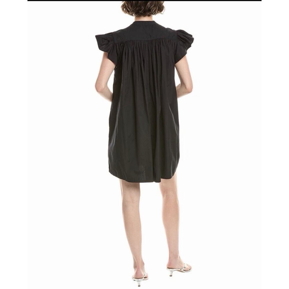 Madewell Flutter Sleeve Button Front Mini Dress Women's Medium - Picture 9 of 9